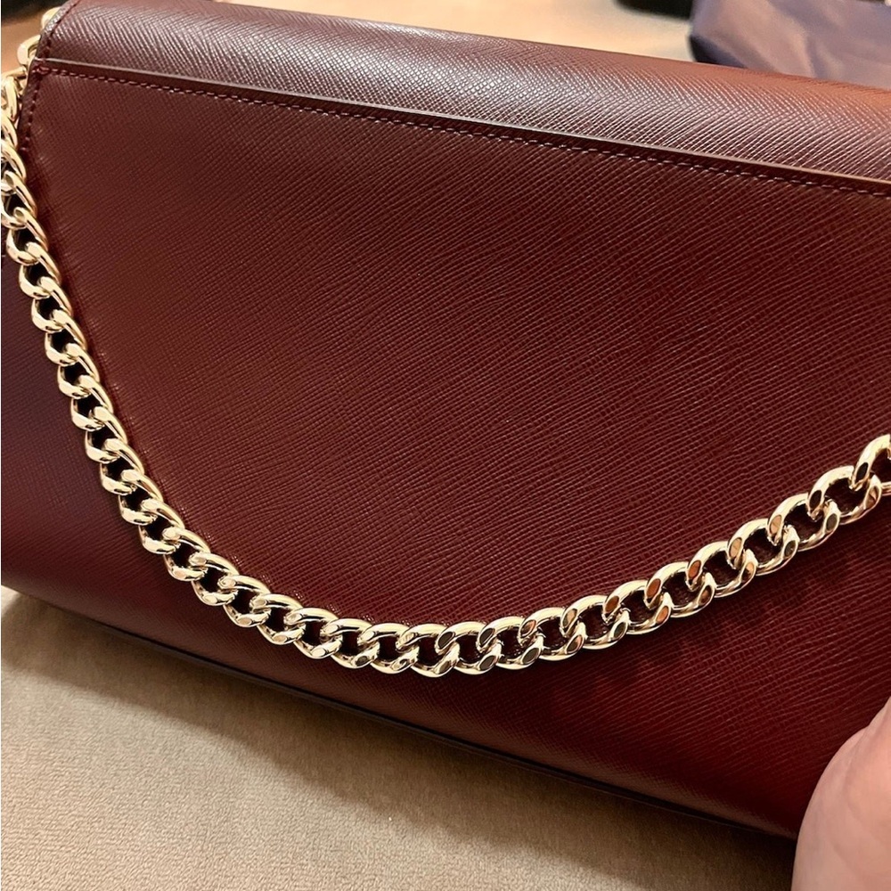 Burgundy Kate Spade Carson Convertible Crossbody Bag - Picture 2 of 4